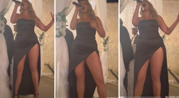 La cantante Orti Edri  si esibisce al matrimonio ma gli ospiti si indignano dal vestiario